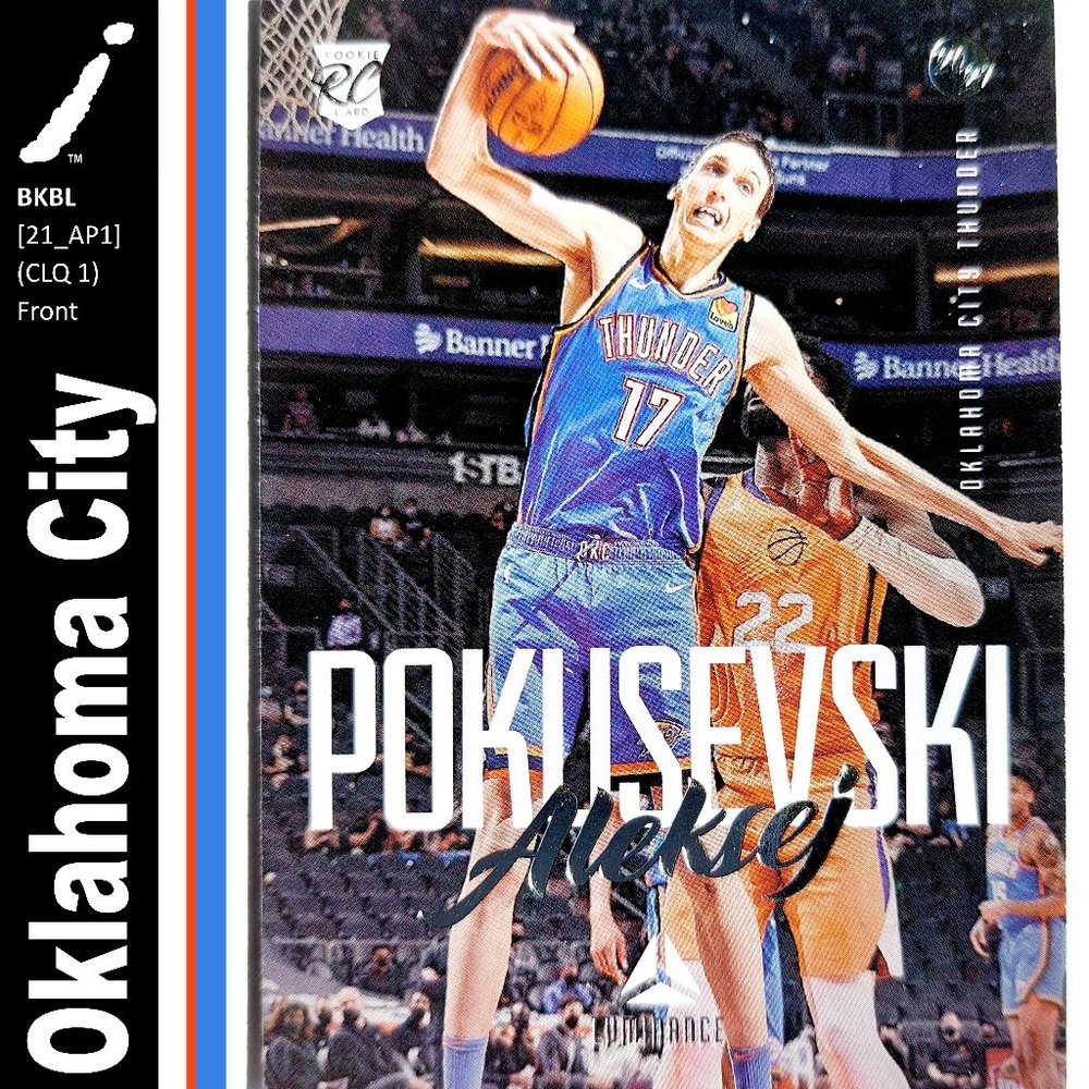 Oklahoma City Thunder (Aleksej Pokusevski) - BKBL [21_AP1] - Rookie Card (RC)